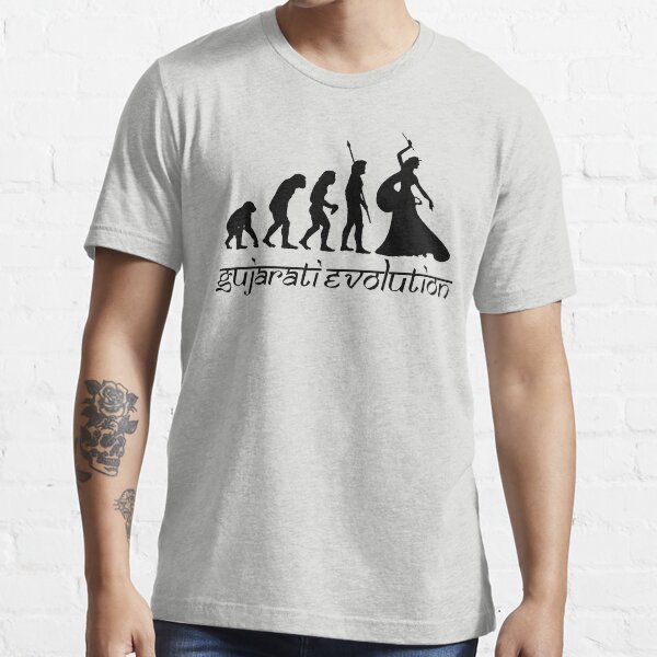 "Gujarati Evolution Female" Tshirt for Sale by gujjuevolution