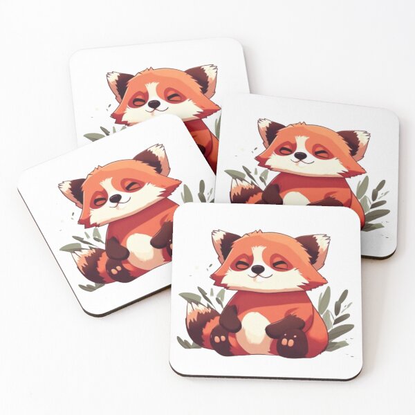 Item preview, Copy of Cute Rainbow Red Panda designed and sold by FuzyFriendHaven.