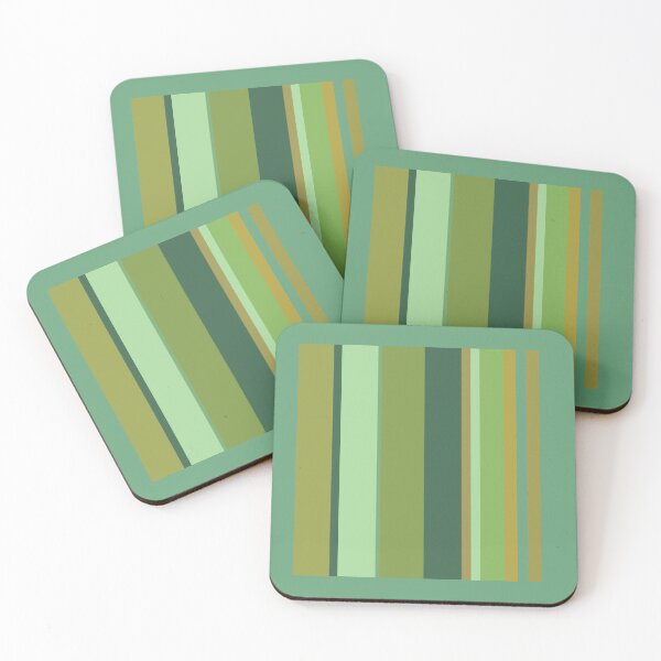 Item preview, Garden Greens Stripes Vertical designed and sold by Art in My Loft.