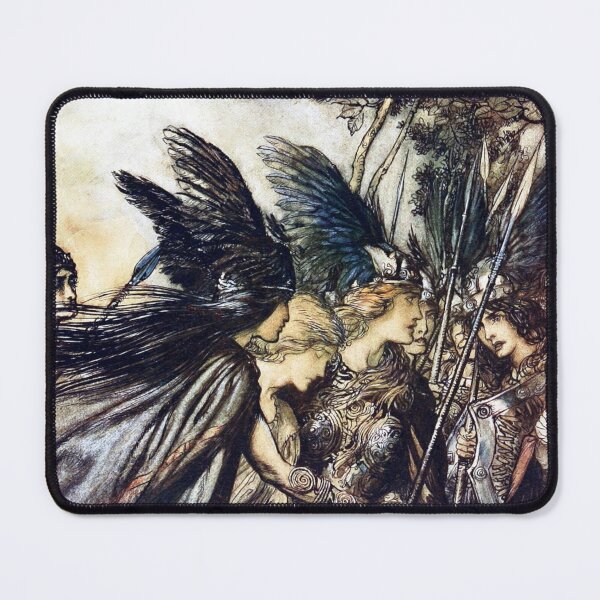 Item preview, The Valkyries - Arthur Rackham The Ring of the Nibelungen designed and sold by forgottenbeauty.