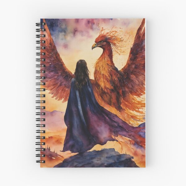 Item preview, Fire Bird - A Witch Travels to Talk to the Great Phoenix designed and sold by Lyra The Lavender Witch.