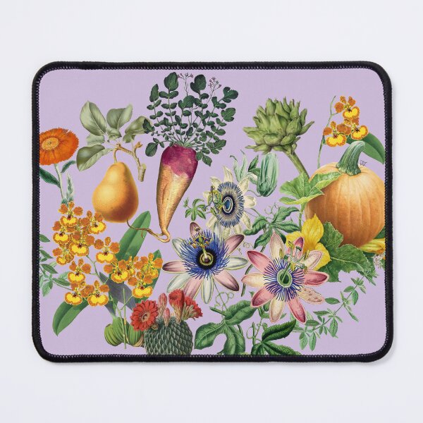 Item preview, 'Natural Remedies' Vintage Botanical Illustration Cut Out Collage Flowers, Fruit and Vegetables designed and sold by Venus-in-Virgo.