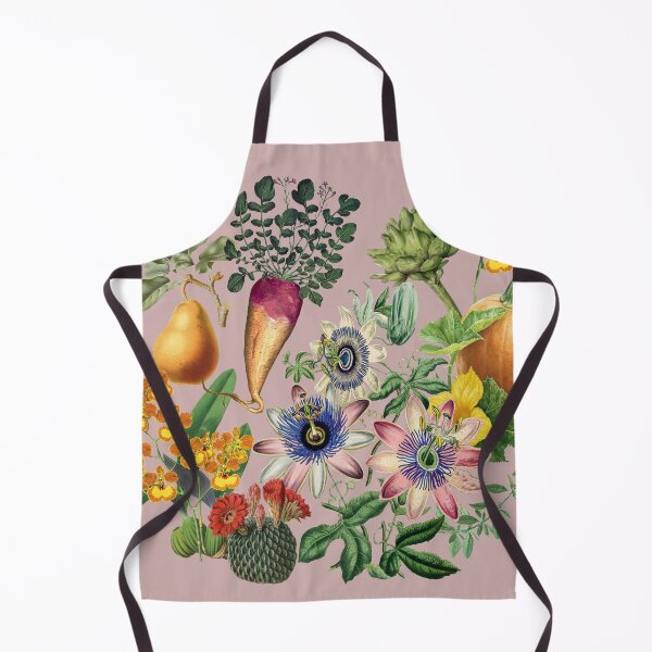 Item preview, 'Natural Remedies' Vintage Botanical Illustration Cut Out Collage Flowers, Fruit and Vegetables designed and sold by Venus-in-Virgo.