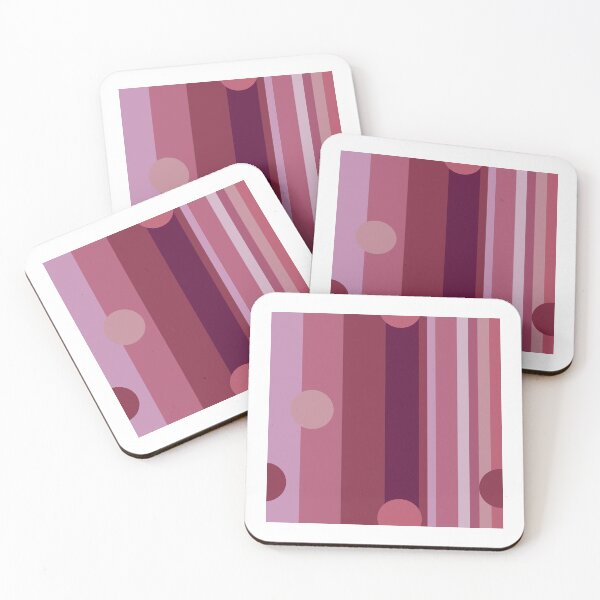 Item preview, Dusty Pinks Stripes and Dots Vertical designed and sold by Art in My Loft.