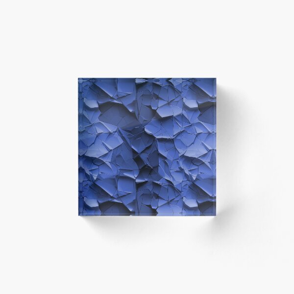 Item preview,  Vibrant royal blue crackle pattern designed and sold by MeLYQc.