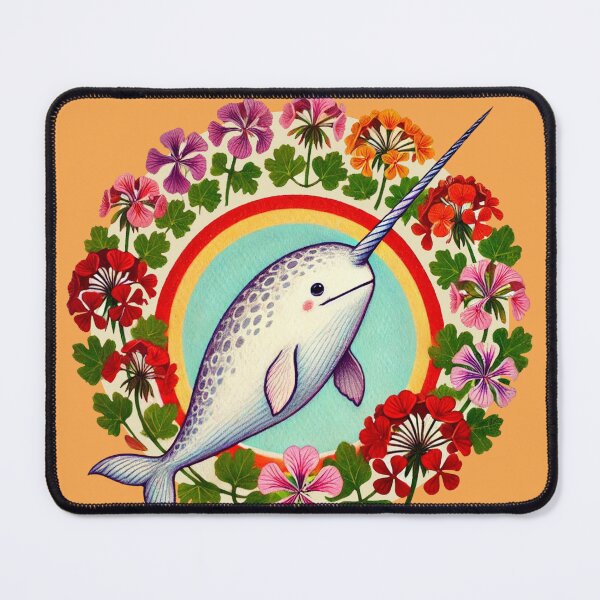 Item preview, Retro Narwhal designed and sold by FrictionMaxxing.