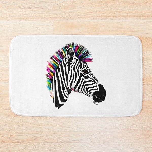 Item preview, Zebra Rainbow Mane designed and sold by Zenvo.