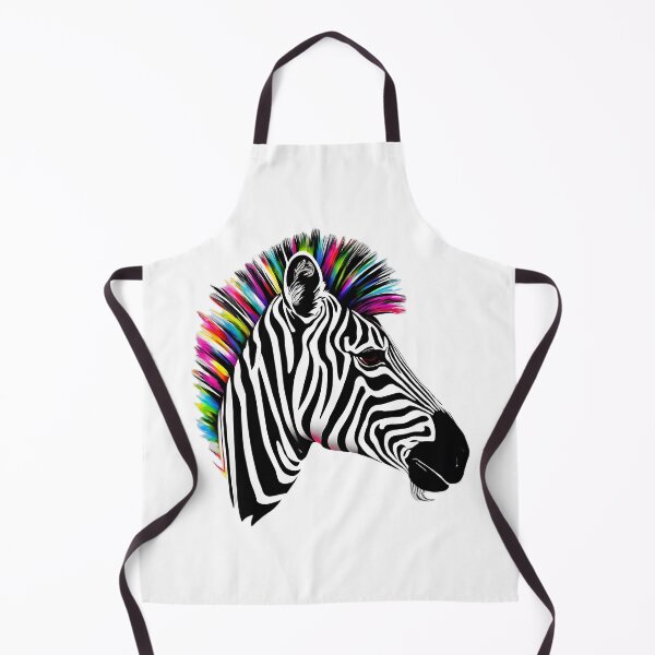 Item preview, Zebra Rainbow Mane designed and sold by Zenvo.