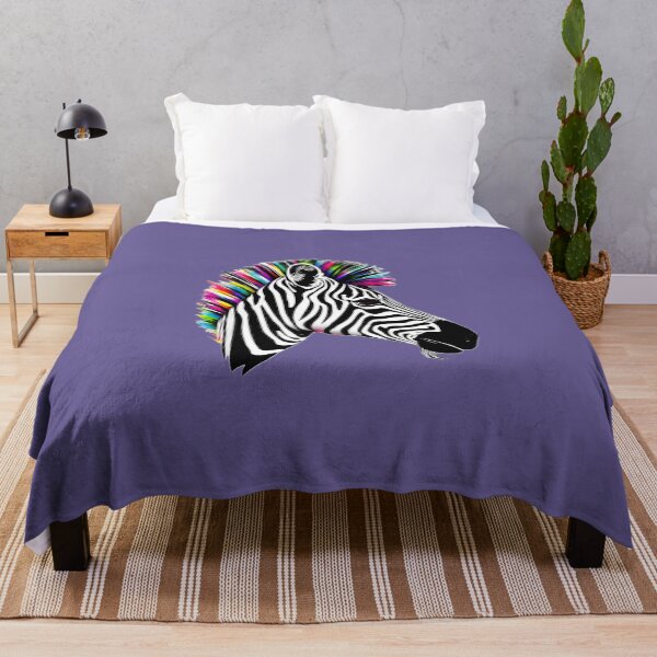 Item preview, Zebra Rainbow Mane designed and sold by Zenvo.
