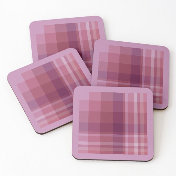 Item preview, Dusty Pinks Stripes and Dots Plaid designed and sold by Art in My Loft.