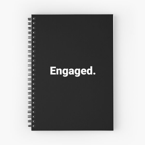 Item preview, Engaged. designed and sold by Text-based T-Shirts and Gifts.