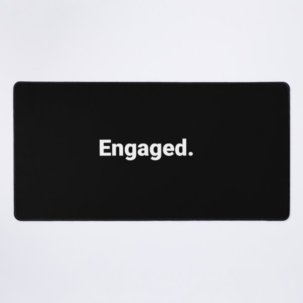 Item preview, Engaged. designed and sold by Text-based T-Shirts and Gifts.