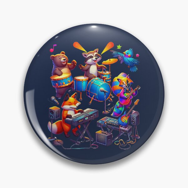 Item preview, Colorful Animal Band Performing designed and sold by Artdesign-113.