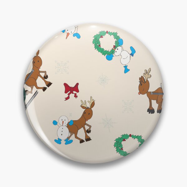 Item preview, Snowmen Reindeer and Snowflakes repeated pattern designed and sold by Albin1961.