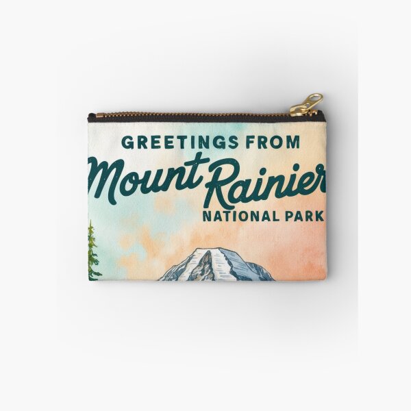 Item preview, Mount Rainier National Park Postcard Vintage Retro Travel Vintage designed and sold by TravelPostcardGems.