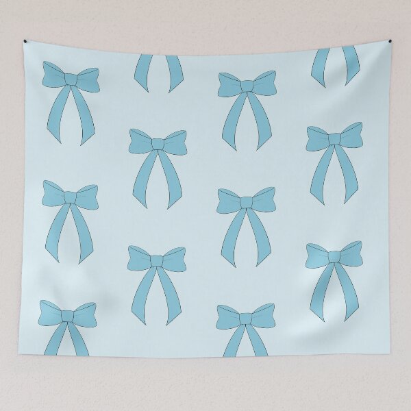 Item preview, blue bow designed and sold by Spiraltv.