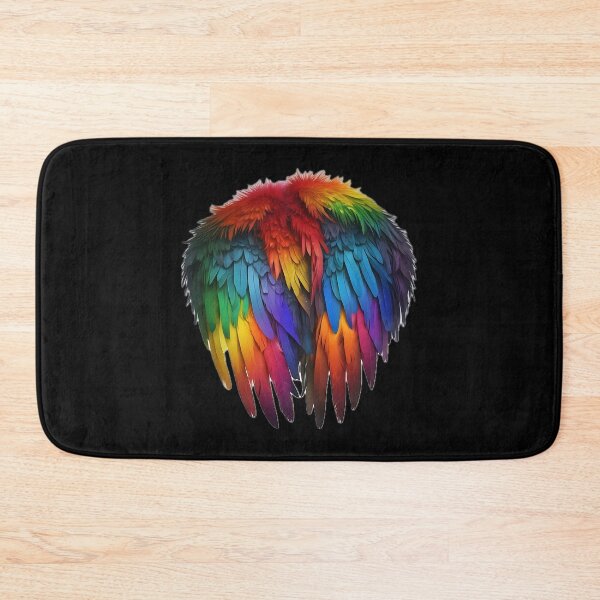 Item preview, Feathered Rainbow Wings designed and sold by Zenvo.