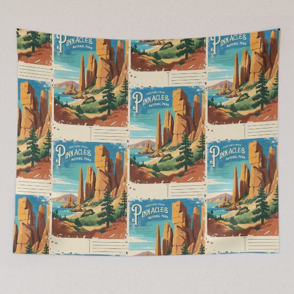 Item preview, Pinnacles National Park Postcard Vintage Retro Travel Vintage designed and sold by TravelPostcardGems.