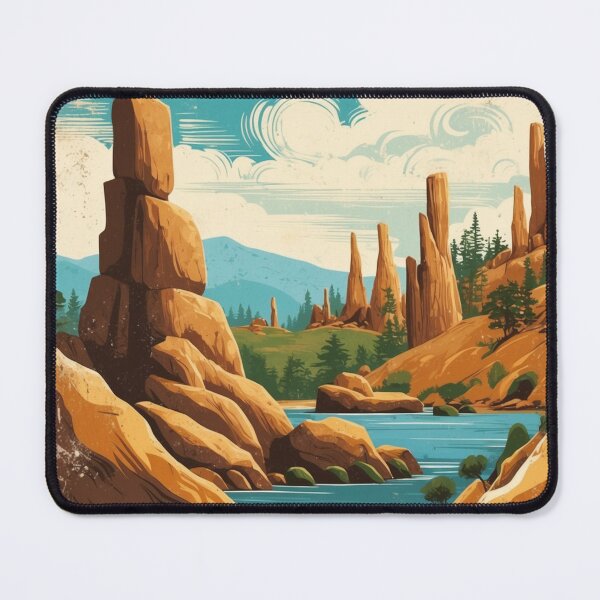 Item preview, Pinnacles National Park Postcard Vintage Retro Travel Vintage designed and sold by TravelPostcardGems.