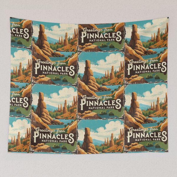 Item preview, Pinnacles National Park Postcard Vintage Retro Travel Vintage designed and sold by TravelPostcardGems.