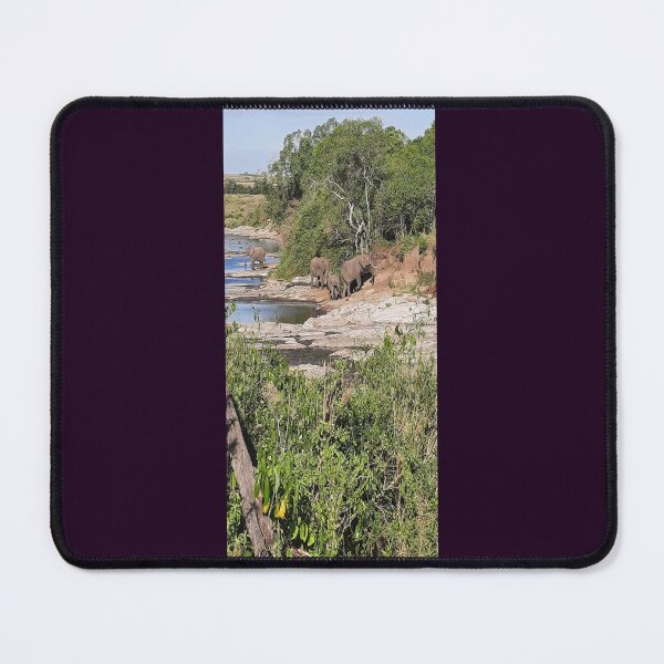 Item preview, Elephants in the Mara River designed and sold by annenambiro.