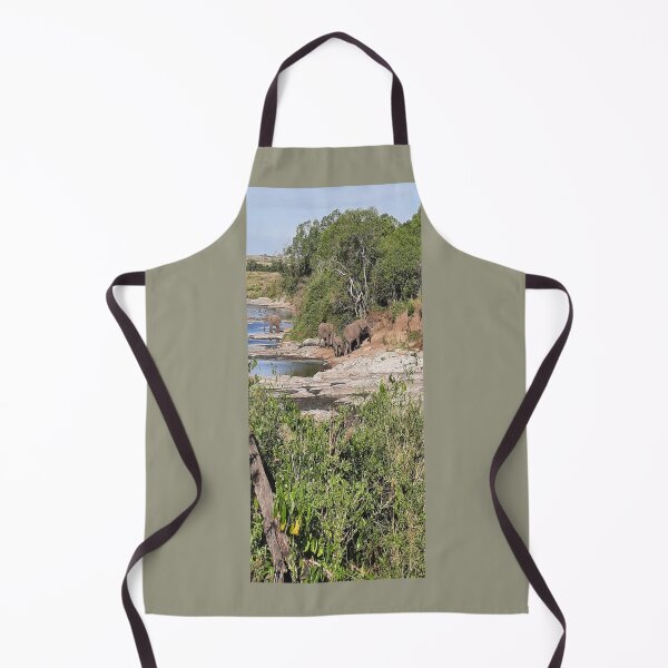 Item preview, Elephants in the Mara River designed and sold by annenambiro.