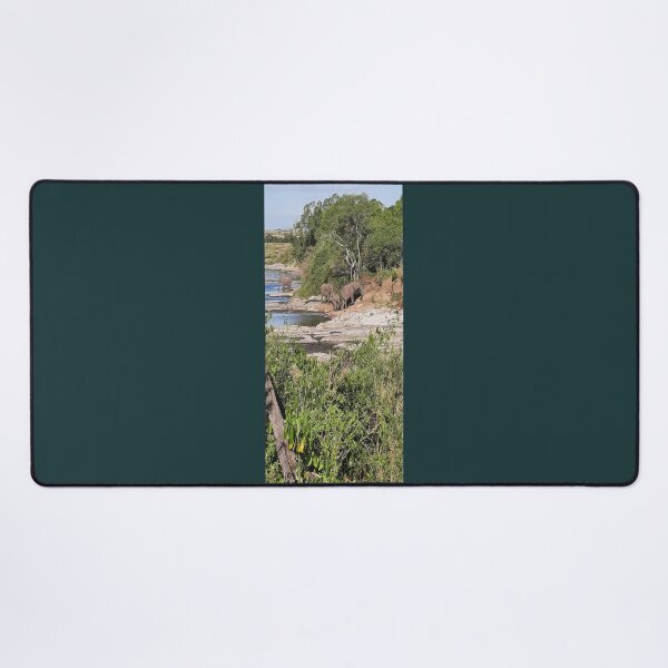 Item preview, Elephants in the Mara River designed and sold by annenambiro.