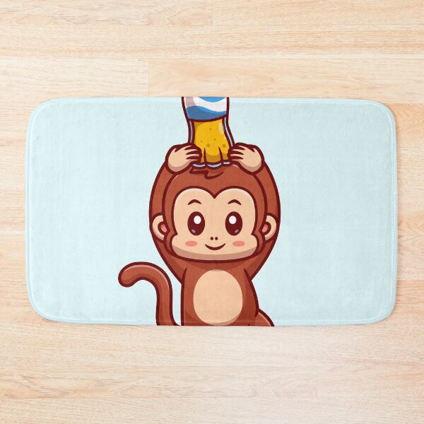 Item preview, Cute Monkey Holding Soda Cartoon Vector Icon designed and sold by hjian8219.