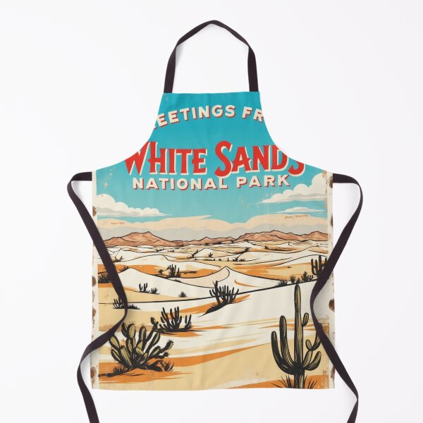 Item preview, White Sands National Park Postcard Vintage Retro Travel Vintage, santa fe, silver city, university of new mexico, high desert, designed and sold by TravelPostcardGems.