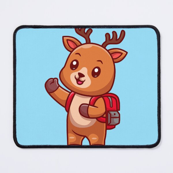Item preview, Cute Deer Student Going to School Cartoon Vector Icon designed and sold by hjian8219.