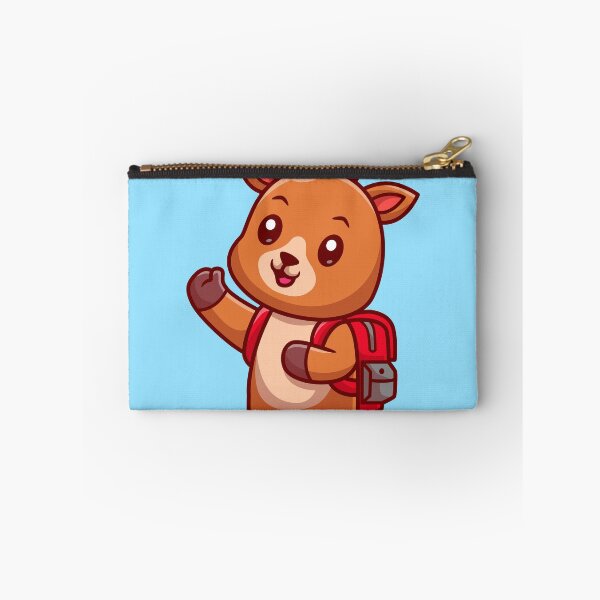 Item preview, Cute Deer Student Going to School Cartoon Vector Icon designed and sold by hjian8219.