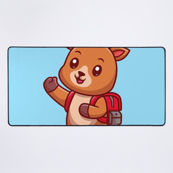 Item preview, Cute Deer Student Going to School Cartoon Vector Icon designed and sold by hjian8219.