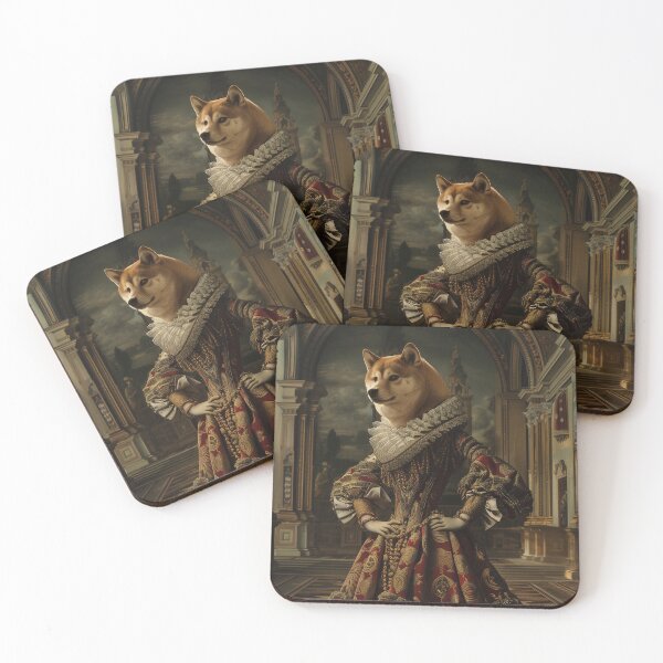 Item preview, Regal Canine: A Shiba Inu's Renaissance designed and sold by Chaotic Cuties.