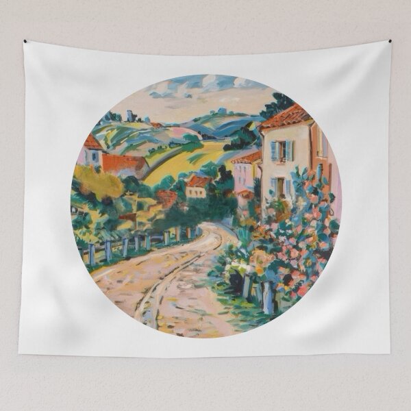 Item preview, Charming French Village: Vibrant Countryside Scenery designed and sold by CARRAANN.