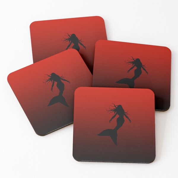 Item preview, Mythical Mermaid Silhouette Under the Sea Art 1 of 4 designed and sold by Beachy.