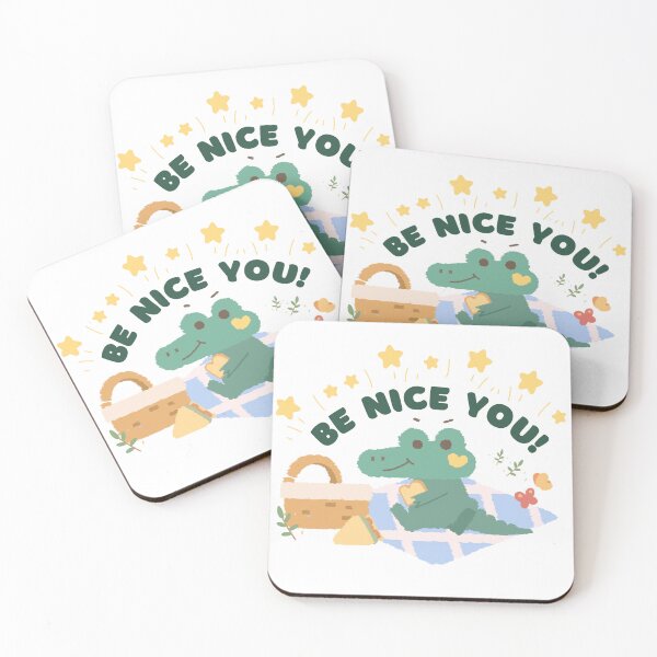 Item preview, Be Nice You: Crocodile Picnic Fun designed and sold by HELL0WBELLO.