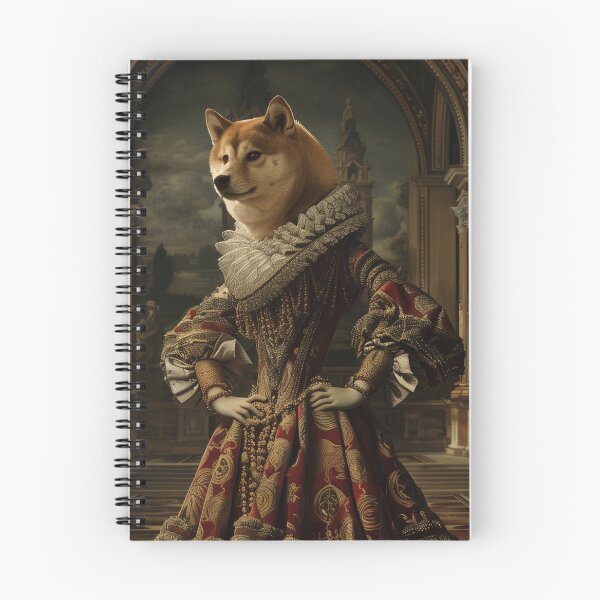 Item preview, Regal Canine: A Shiba Inu's Renaissance designed and sold by Chaotic Cuties.