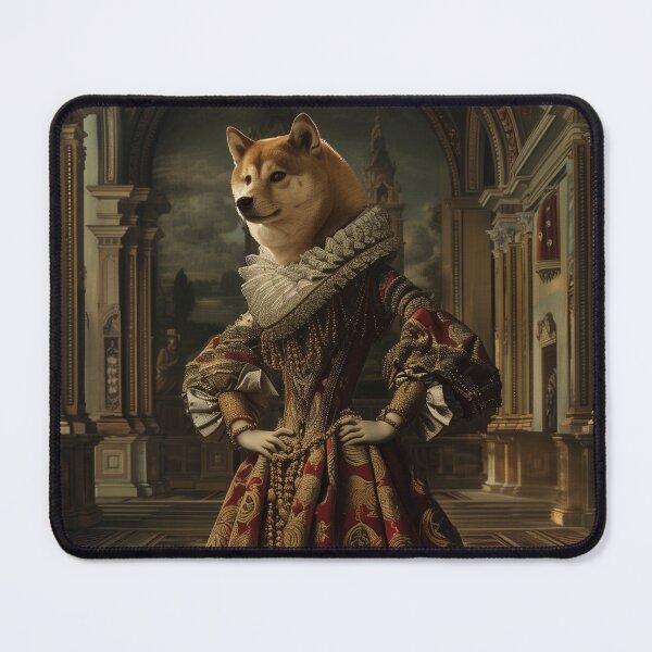 Item preview, Regal Canine: A Shiba Inu's Renaissance designed and sold by Chaotic Cuties.