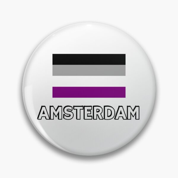 Item preview, Asexuality Pride Flag Amsterdam designed and sold by Inspirationmotivation.