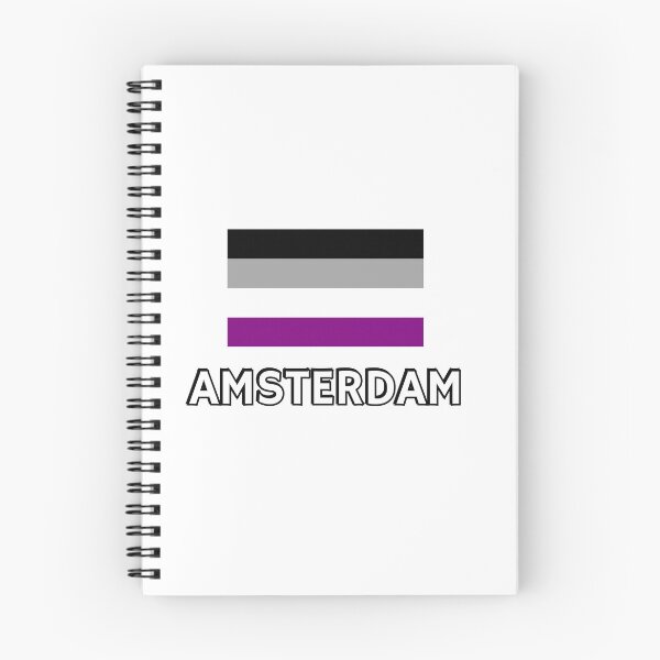 Item preview, Asexuality Pride Flag Amsterdam designed and sold by Inspirationmotivation.