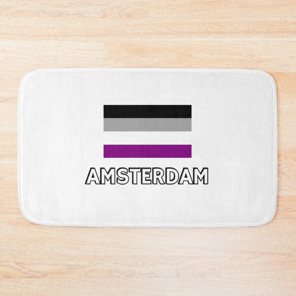 Item preview, Asexuality Pride Flag Amsterdam designed and sold by Inspirationmotivation.