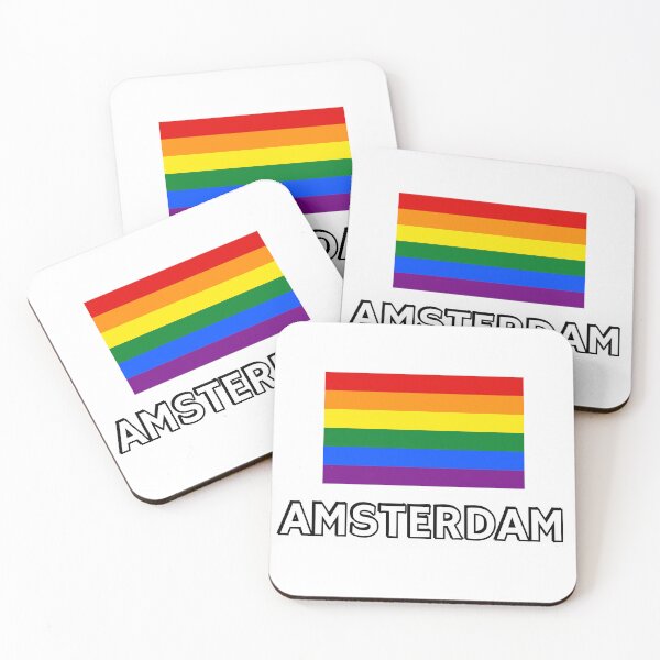 Item preview, Pride Flag Amsterdam designed and sold by Inspirationmotivation.