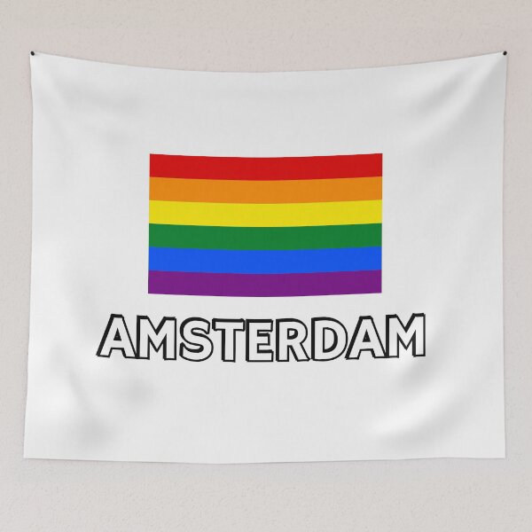 Item preview, Pride Flag Amsterdam designed and sold by Inspirationmotivation.