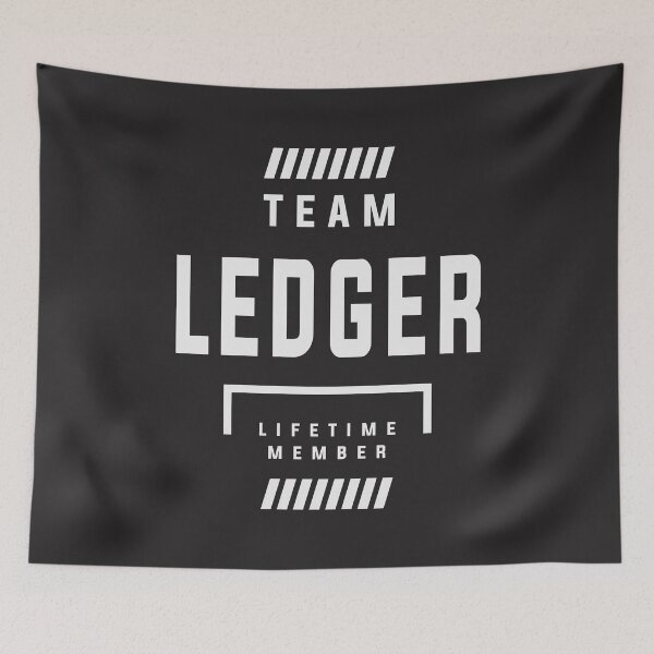 Item preview, Team Ledger Lifetime Member Funny Name Ledger designed and sold by cidolopez.