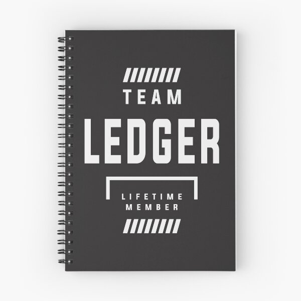 Item preview, Team Ledger Lifetime Member Funny Name Ledger designed and sold by cidolopez.