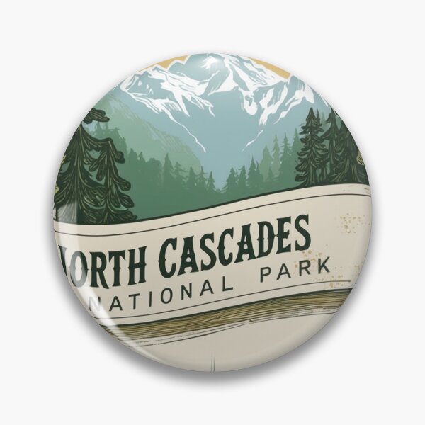 Item preview, North Cascades National Park Postcard Vintage Retro Travel Vintage designed and sold by TravelPostcardGems.