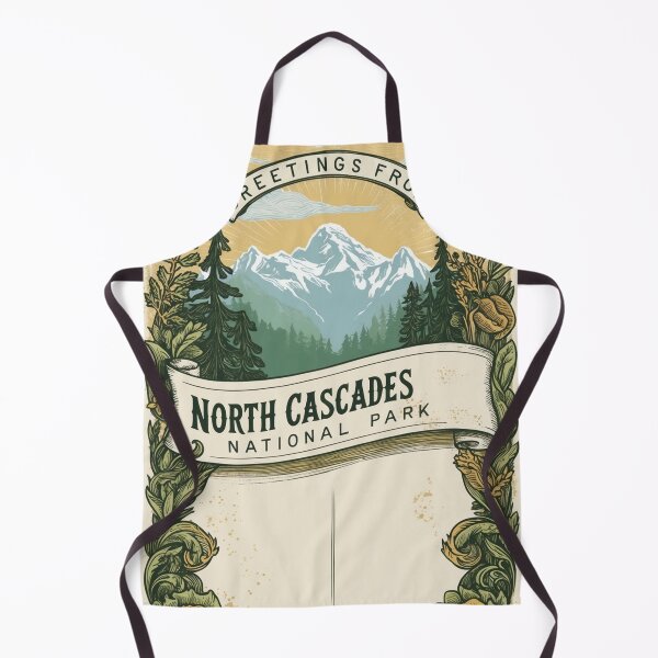 Item preview, North Cascades National Park Postcard Vintage Retro Travel Vintage designed and sold by TravelPostcardGems.
