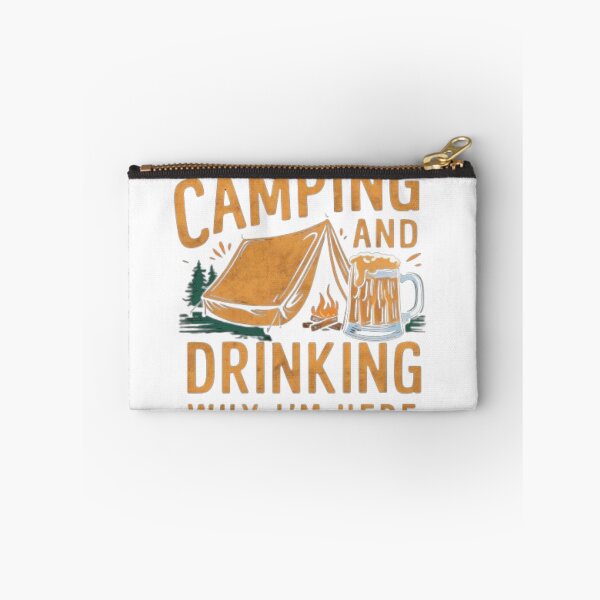 Item preview,  Camping and Drinking Shirt Camping and Beer Why I'm Here designed and sold by SztylishDesigns.