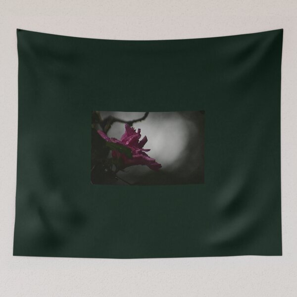 Item preview, A pink rose of Sharon in a rainday  designed and sold by FoxGlove5.