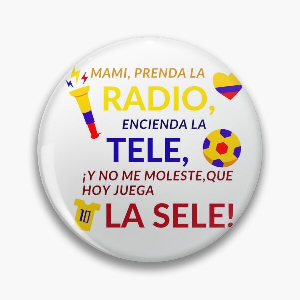 Item preview, Mami,prenda la radio (Colombian football) designed and sold by TACOS-DESIGNS.
